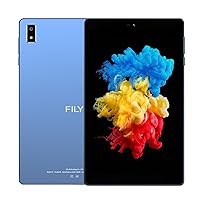 FILY Android Tablet, 8 Inch Tablet Android 12, 4GB+128GB Memory, Quad Core Processor, 2.0GHz, Full Metal Cover, 5+8MP Camera, 5G/2.4G Dual Band WiFi HD Tablet Touch Screen Tablets (Blue)