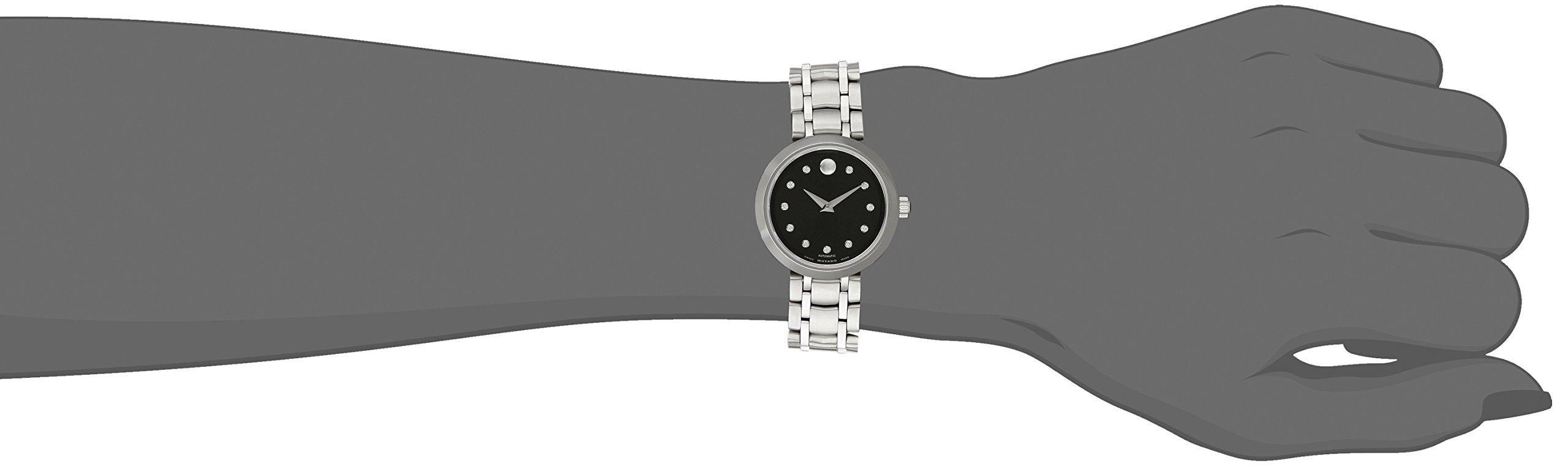 Movado Women's 0606919 Analog Display Swiss Automatic Silver Watch