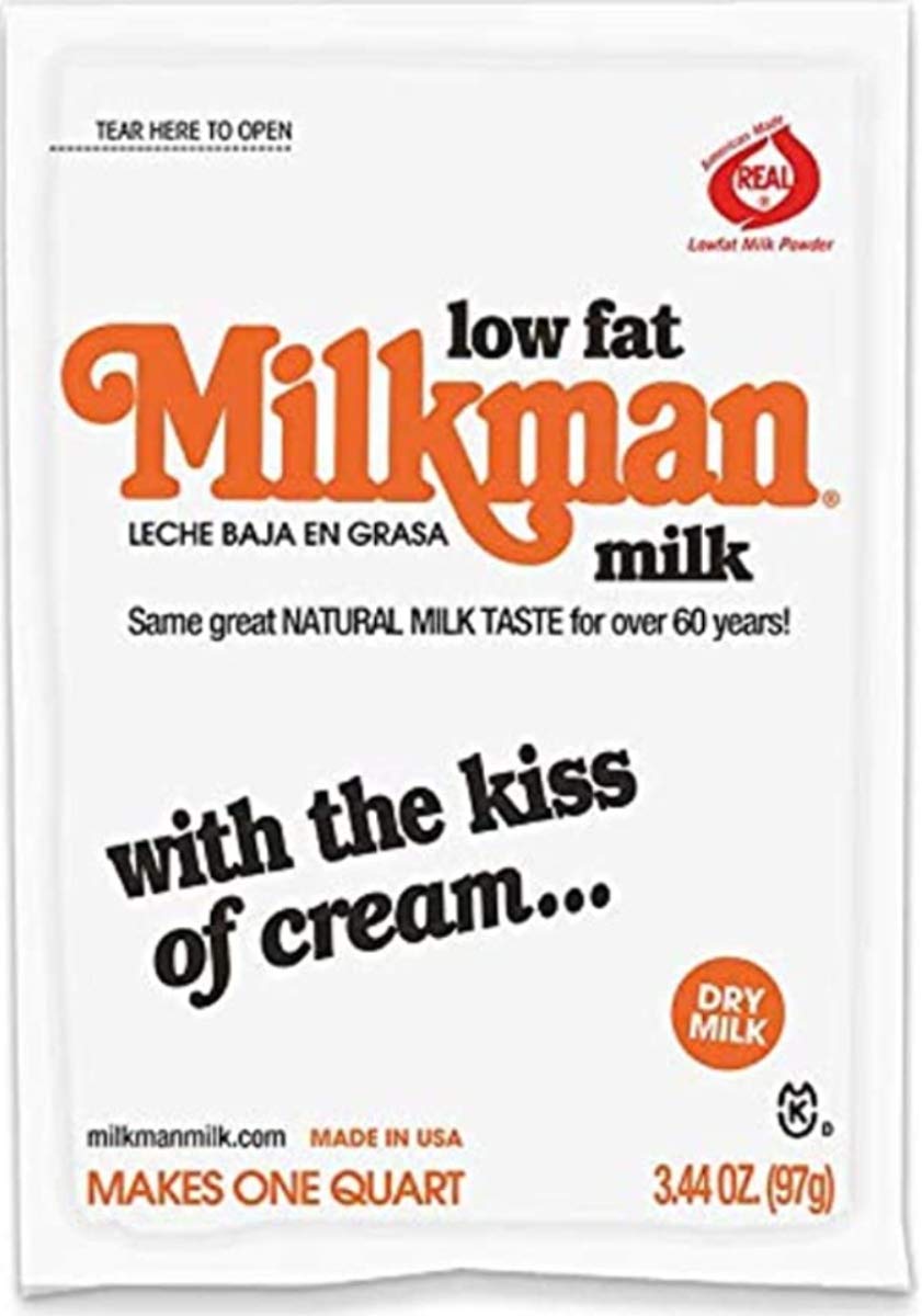 Milkman Low-fat Milk - Instant Dry Milk Powder (18 Packets)