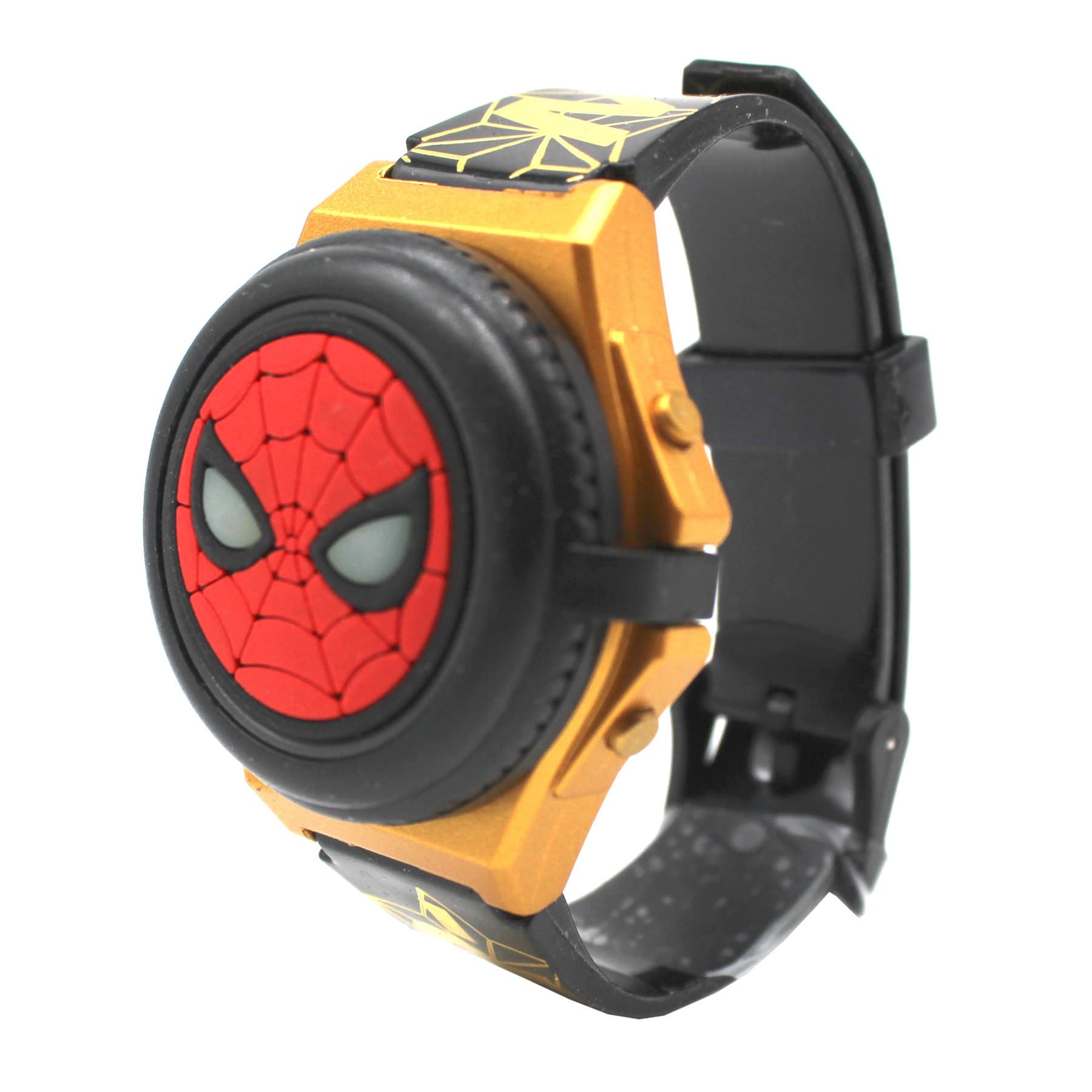 Marvel Boy's Spiderman Light Up Digital Watch with Flip Open Face