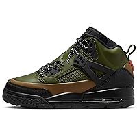 Jordan Spizike Big Kids' Shoes (FD4653-300, Legion Green/Military Brown/University Red)