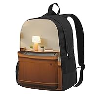 Home Cabinet Print Backpack Printing Lightweight Casual Backpack Shoulder Bags Large Capacity Laptop Backpack