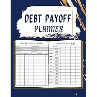 Debt Payoff Planner: Simple Monthly Bill Payments Tracker Checklist to Control Your Repayments & Financial Situation