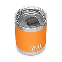 YETI Rambler 10 oz Lowball, Vacuum Insulated, Stainless Steel with MagSlider Lid, King Crab