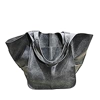 Handbag for Women's Pouch Large One-shoulder Tote Bag Female Shoulder Bags with Short Handles Leather PU