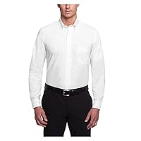 Van Heusen mens Dress Shirt Oxford Solid Regular Fit