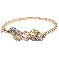 Indian Bollywood Style Gold Plated Openable bracelet for women Girls