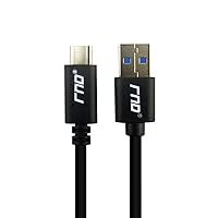 RND USB-C to USB-A (3.0) Short Cable (1.5ft) Compatible with: Apple (iPhone, iPad), Smartphones, and All Type C Mobile Devices