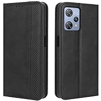 Blackview A53 / Blackview A53 Pro Case, Retro PU Leather Magnetic Full Body Shockproof Stand Flip Wallet Case Cover with Card Holder for Blackview A53 / Blackview A53 Pro Phone Case (Black)
