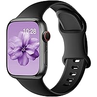 HEARTBOOM Sport Band Compatible with Apple Watch Bands 40mm 44mm 41mm 45mm 49mm 38mm 42mm Women Men,Soft Silicone Replacement Sport Strap Wristband for iWatch Ultra SE Series 9 8 7 6 5 4 3 2 1