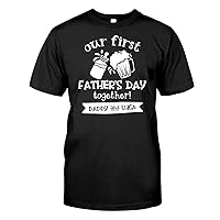 Family Matching New Dad Coming Our First Fathers Day Shirt