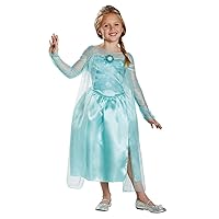 Disney's Frozen Elsa Snow Queen Gown Classic Girls Costume, Medium/7-8