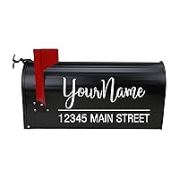 Cursive Name Vinyl Decal Stickers for Mailbox