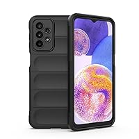 Case for Galaxy A52,Luxury Heavy Duty 3D Striped Pattern Sensory Soft Silicone Full Portection Shockproof Girls Women Phone Case for Samsung Galaxy A52 4G/5G/A52S 5G (Black)