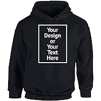 Awkward Styles Personalized Hoodie DIY Add Your Photo Image Your Own Custom Text Hooded Sweatshirt Front/Back Print