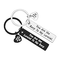 Xiahuyu Mother Daughter Gifts Keychain Lorelai and Rory Keychain Set Mothers Day Christmas Birthday Gifts Gilmore Girls Gift