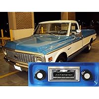 CAS digital stereo compatible with 1967-1972 Chevrolet Truck, Custom Autosound USA-630 II High Power 300 watt AM FM Car Stereo/Radio