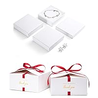 MESHA Jewelry Gift Boxes & 8X8X4 Gift Boxes with Ribbons