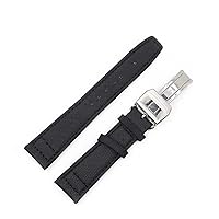 20mm Canvas Straps For IWC Pilot Watch with Deployment Clasp Buckle
