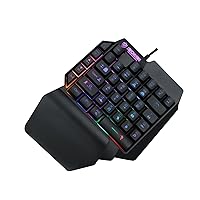 Mini Portable Gaming Keyboard with RGB Backlight