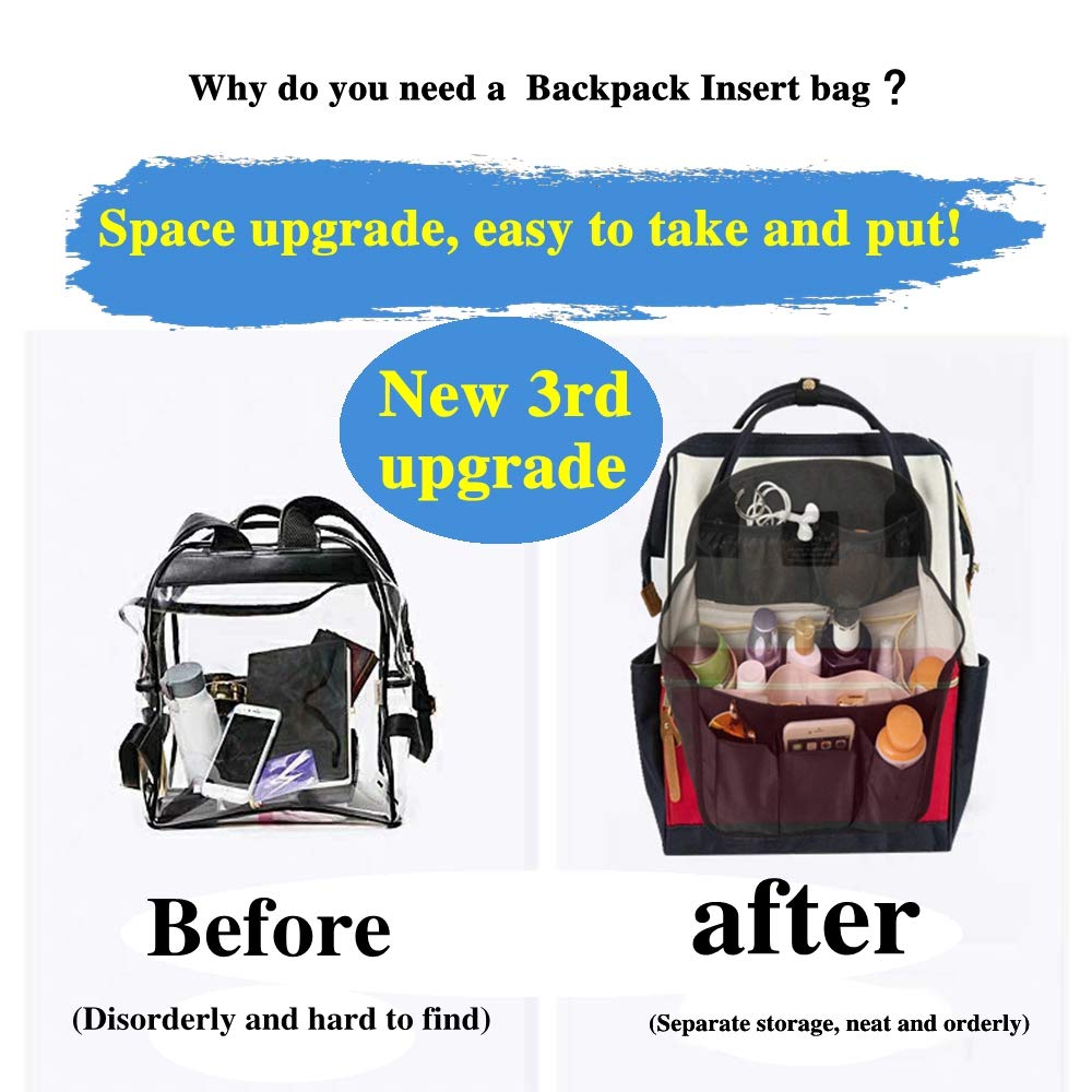 lv backpack purse organizer insert