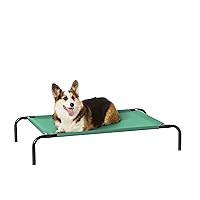 Amazon Basics Cooling Elevated Dog Bed with Metal Frame, Medium, 43