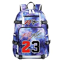 Basketball Player J-ordan Number 23 Multifunction Backpack Travel Daypacks Fans Bag For Men Women (Style 16)