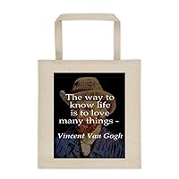 The way to know life Tote bag