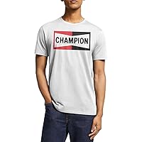 Graphic Tee Men White Short Sleeve Shirts Cliff Booth Champs T-Shirts in Once Upon a Time in Hollywood