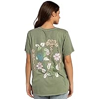 Womens Forever Graphic Short Sleeve T-Shirt, Lily Pad