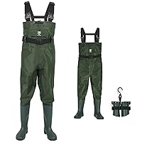 TIDEWE Bootfoot Chest Waders Bundle for Men Women & Kids(Size:5 & 2/3T)