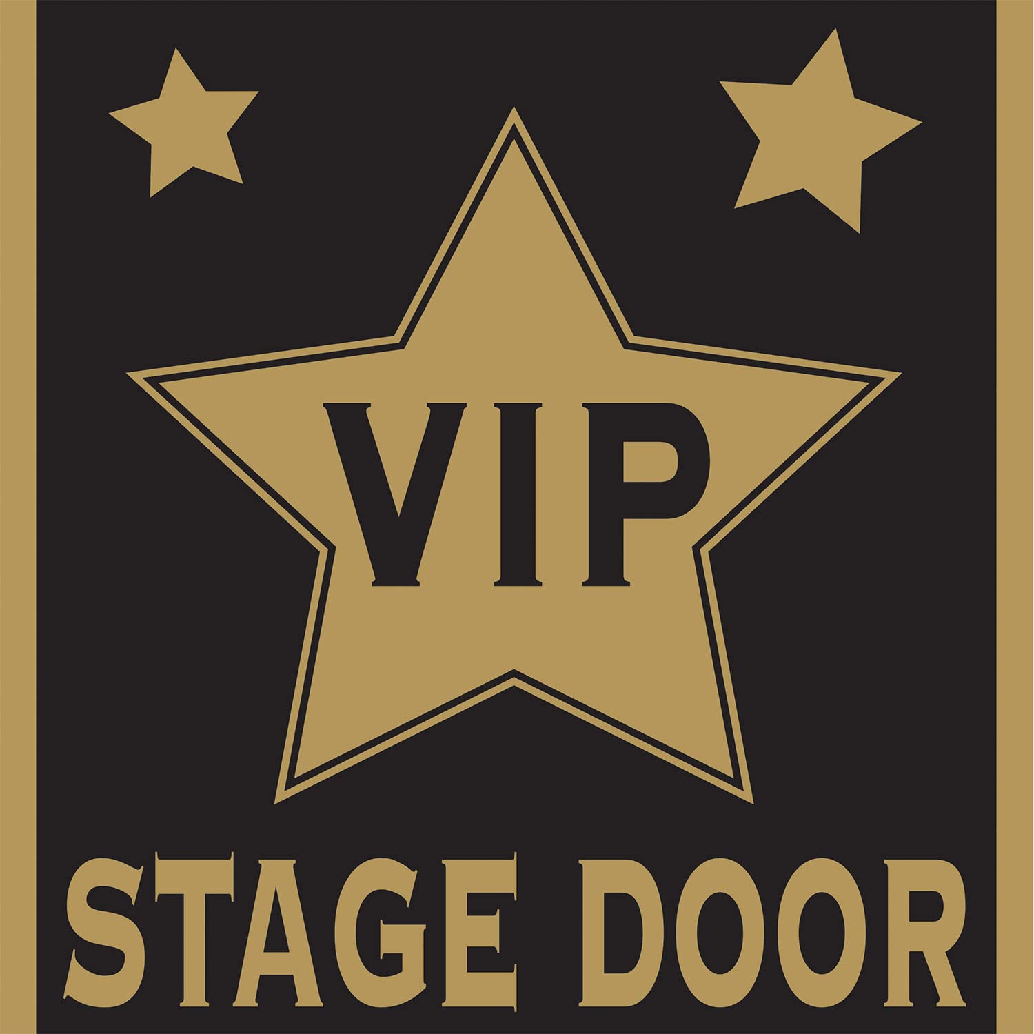 VIP Stage Door Entrance Door Cover Party Accessory (1 count) (1/Pkg)