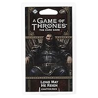 Fantasy Flight Games A Game of Thrones LCG 2nd Edition: Long May He Reign Expansion - Ages 14+, 2-4 Players, 60 Minute Playtime, Made