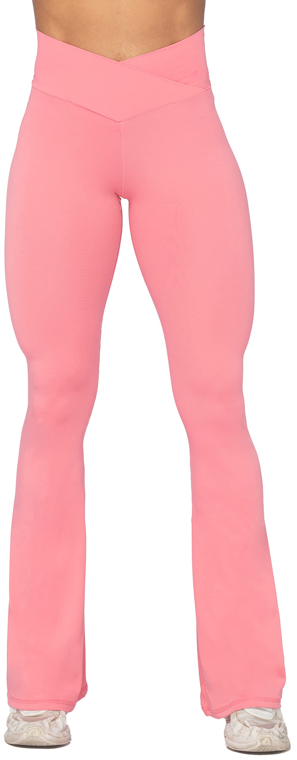 Buy Sunzel Flare Leggings, Crossover Yoga Pants with Tummy Control, High- Waisted and Wide Leg