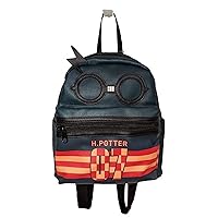 HP 07 MINI BACKPACK Wizard Magic Sorcery Blue Gray Faux Leather Small