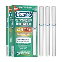 Soft-Tip Smokeless Vapor-Less Inhaler | 100% Natural, Nicotine-Free Inhaler for Oral Support Habit Replacement When You Want to Quit Smoking (3 Pack, Fresh Mint)