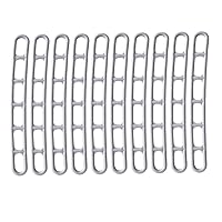 Tent Peg Adjuster 6 Hole Ground Nail Adjustment Buckles Rope Fastener Camping Accessories 10PCS