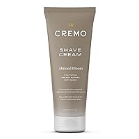 Cremo Almond Bloom Moisturizing Shave Cream, Astonishingly Superior Ultra-Slick Shaving Cream for Women Fights Nicks, Cuts and Razor Burn, 6 Fl Oz