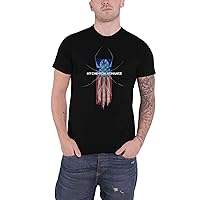 My Chemical Romance T Shirt Spider Band Logo Official Mens Black Size M