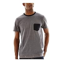 Ecko Unltd. Mens Pocket Dot Graphic T-Shirt, Grey, X-Large