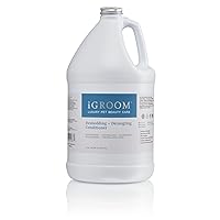 iGroom Deshedding & Detangling Dog Conditioner, Luxury Pet Beauty Care, Loosen Tangles + Unwanted Undercoat, Adds Shine + Volume, Made in USA, Gallon