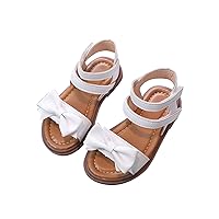 Girls' Sandals Summer Bowknot Sandals Slippers Little Girls' Soft Sole Sandals Roman Sandals Summer Children's