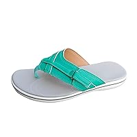 Womens flip flops, Comfort Thong Sandals with Arch Support for Beach