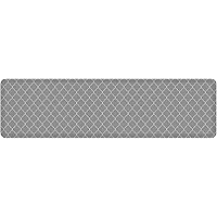 GelPro Anti-Fatigue Designer Comfort Kitchen Floor Mat, 20x72, Trellis Grey Stain Resistant Surface with 3/4” Thick Ergo-Foam Core for Health and Wellness