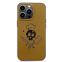 Chef Hat Knives Fashion Compatible with iPhone 13 Pro Max Phone Case Anti-Scratch Full Body Protective Covers