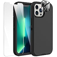 AICase for iPhone 13 Pro Case with Glass Screen Protector+Camera Lens,Heavy Duty Protective Phone Case,Military Grade Full Body Protection Shockproof/Dustproof/Drop Proof Rugged Tough Cover_1
