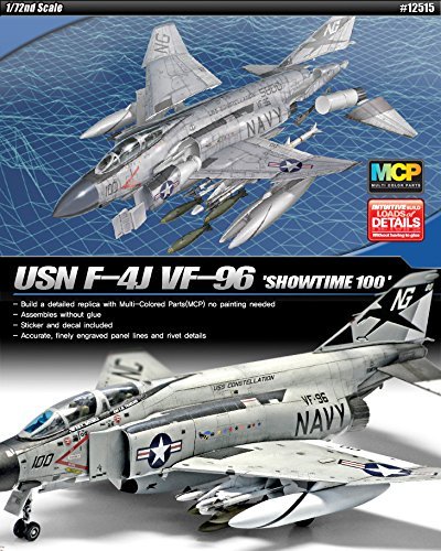 1/72nd SCALE USN F-4J PHANTOM SHOWTIME 100 ACADEMY MODEL KIT # 12515 by Academy Models