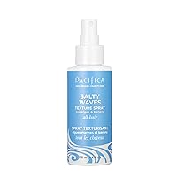 Pacifica Beauty, Salty Waves Texture Sea Salt Spray for Hair, Beachy Waves, Wavy Hair Products, Hydrating, Banana Scent, Curl Enhancing, Paraben Free, Sulfate Free, Vegan & Cruelty Free