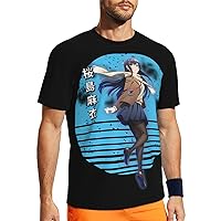 Anime Rascal Does Not Dream of Bunny Girl Senpai T Shirt Boy's Summer Round Neck Clothes Casual Short Sleeves Tee