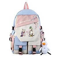 Anime So I'm a Spider, So What? Backpack Shoulder Bag Bookbag Student School Bag Daypack Satchel D8